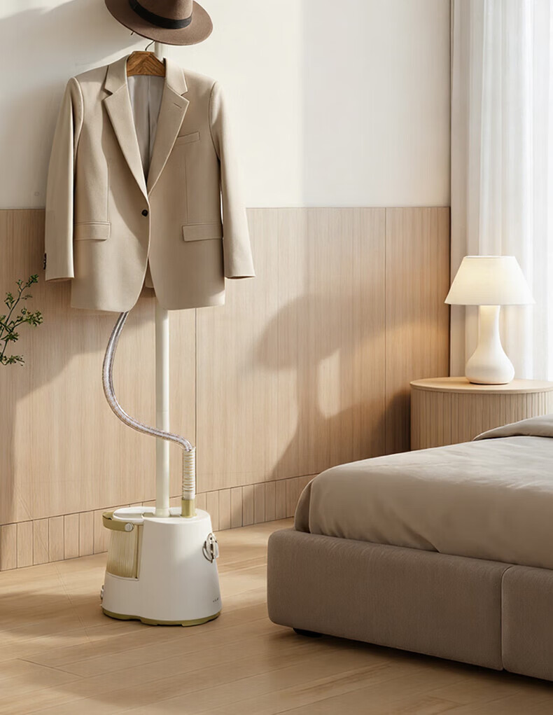 HONGXIN Garment Steamer with Coat Rack Design - Home Steam Vertical Ironing Machine, Sterilization and Mite Removal, Handheld Hanging Clothes Steamer 13