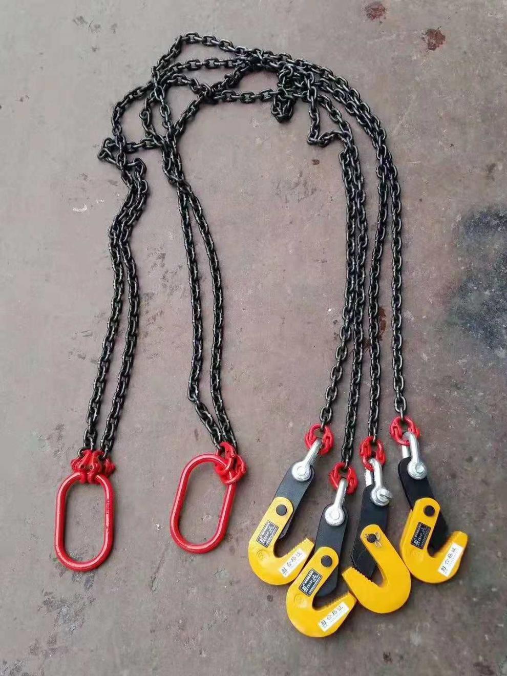 吊具链条勾 起重链条吊索具 吊装工具铁链子扣勾起重工具吊具挂钩吊装