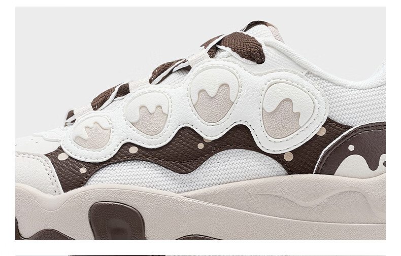 XTEP Cream Cocoa Women's Sneakers 2026 Summer New Thick Sole Height Increasing Casual Sports Shoes Authentic 11