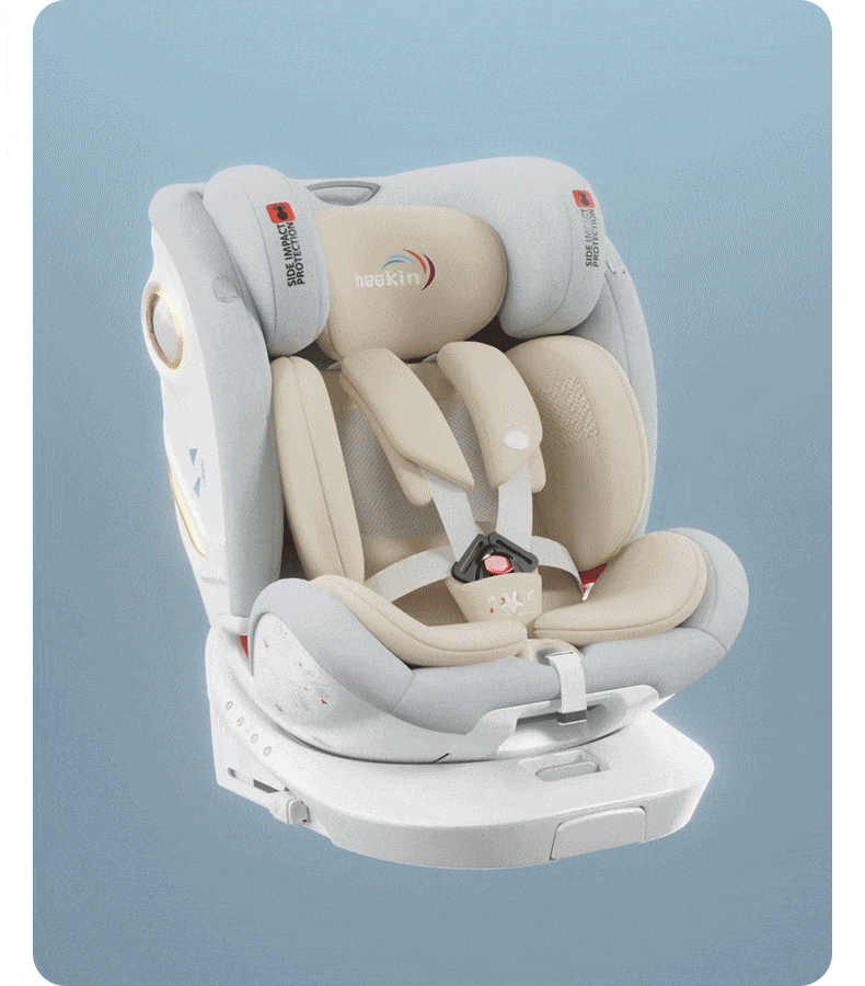 Heekin Zhichang H7 Child Safety Car Seat for 0-12 Years Old Infant Baby with Recline, Smart Ventilation and Heating 12