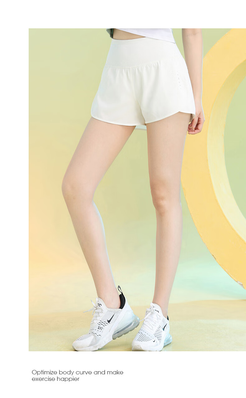 Baisirun Summer Sports Running Shorts for Women with Back Pocket for Phone Quick-Dry Training Straight Fitness Yoga Pants 16