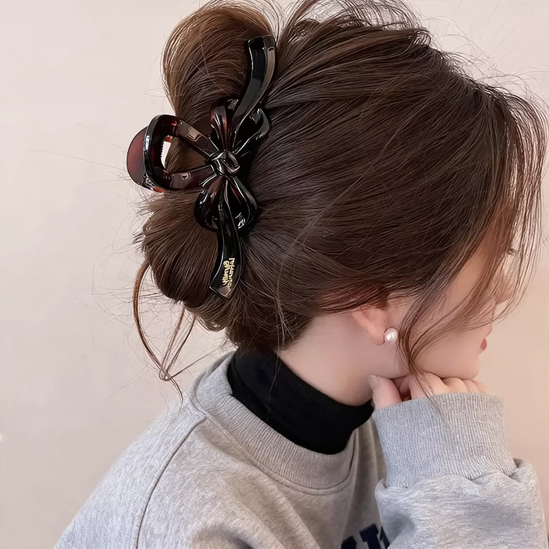 Idair Premium Bow Hair Clip Large Hair Claw Shark Clip Hair Accessory for Women 2026 New Style 4