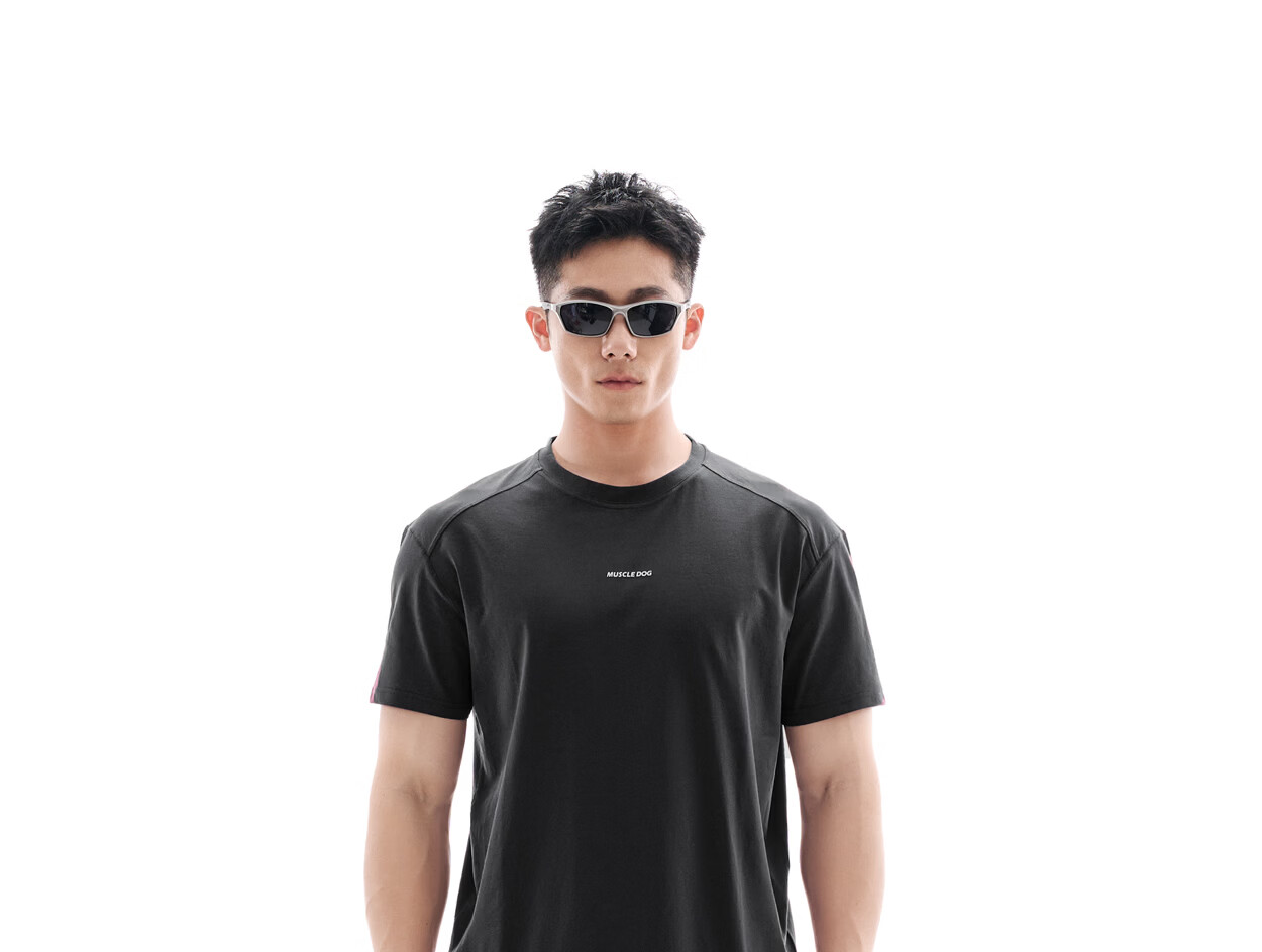 MUSCLE DOG Muscle Dog [Body Sensation Boost T-Shirt] 2026 New Quick-Dry Antibacterial Short Sleeve T-Shirt for Men Sports Training Fitness Top 37