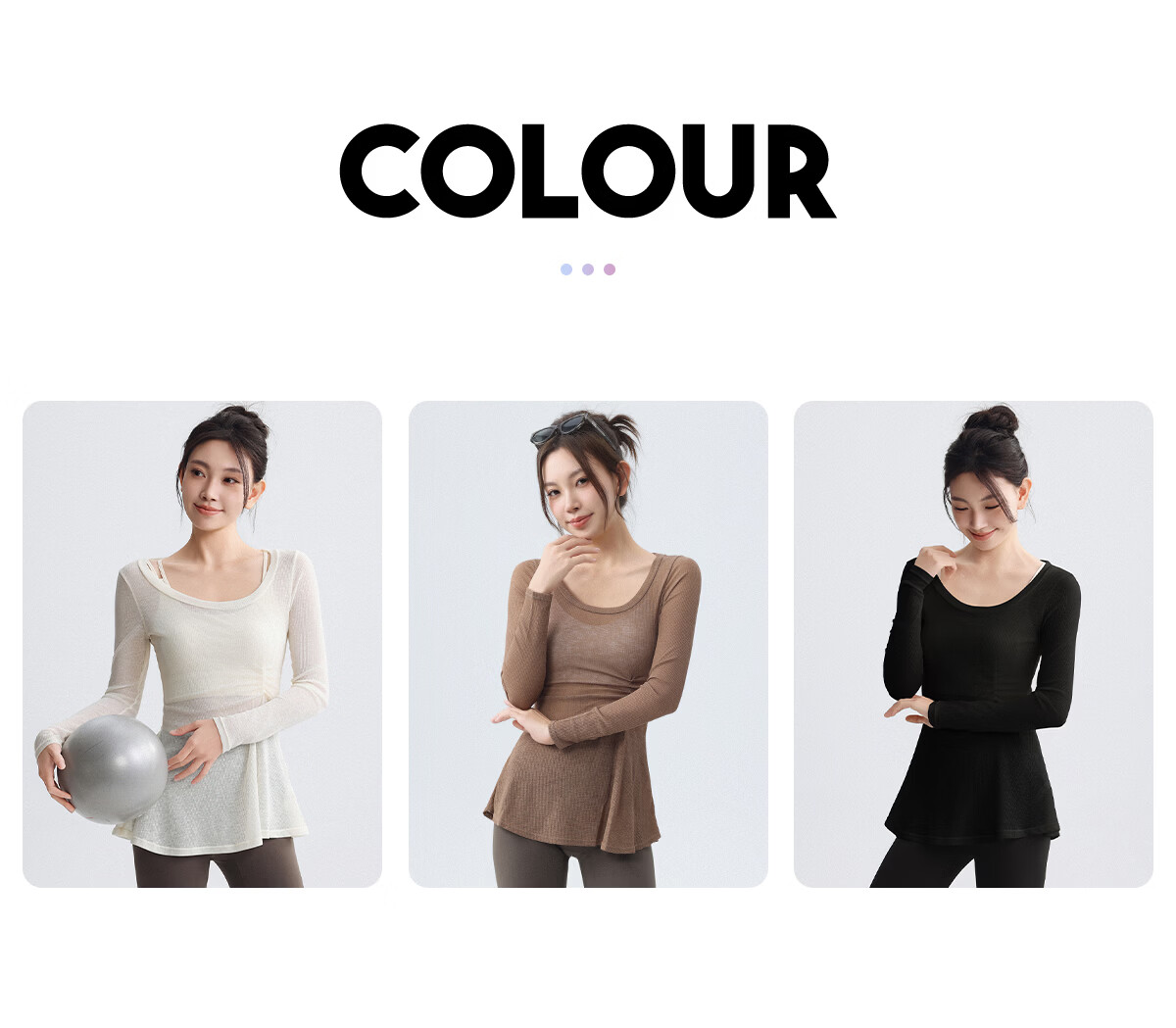 DRUR High-End Plus Size Loose Yoga T-Shirt Cover-Up Women's Outerwear Innerwear High-Intensity Training One-Piece Sports Bra 17