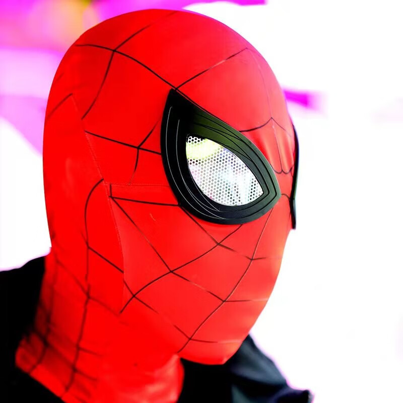 蜘蛛侠头套荷兰弟复仇者联盟蜘蛛侠黑蜘蛛迈尔斯雷米儿童成人面具头罩