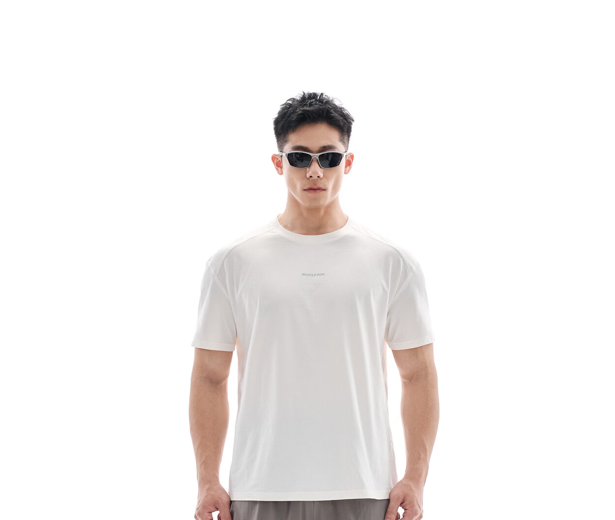 MUSCLE DOG Muscle Dog [Body Sensation Boost T-Shirt] 2026 New Quick-Dry Antibacterial Short Sleeve T-Shirt for Men Sports Training Fitness Top 43