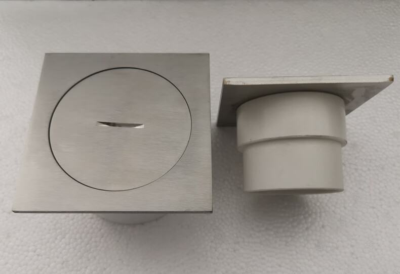 304不锈钢清扫口地面扫除口pvc下水管堵头检修口dn50 75 110 160 dn