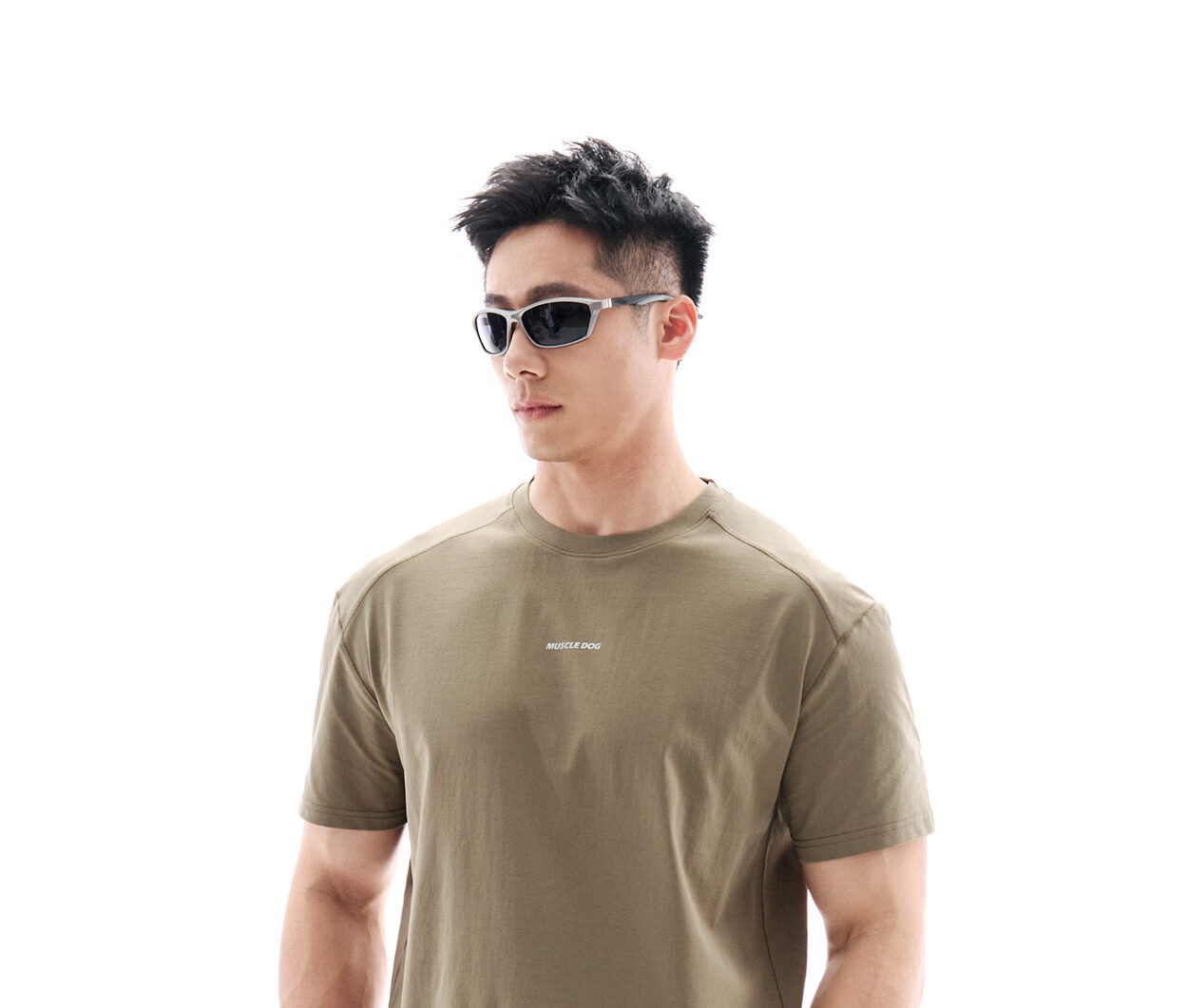 MUSCLE DOG Muscle Dog [Body Sensation Boost T-Shirt] 2026 New Quick-Dry Antibacterial Short Sleeve T-Shirt for Men Sports Training Fitness Top 34
