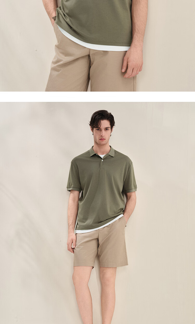 Giordano G+ 2026 Summer New Black Technology Cooling Embroidered Loose Fit Polo Shirt Men 01016461 20