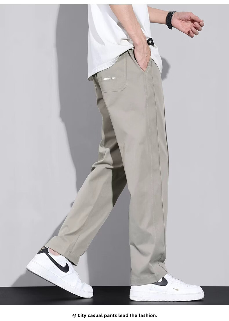 ROMON Men's Casual Ice Silk Summer Thin Pants 2026 New Quick-Dry Long Pants for Men 8