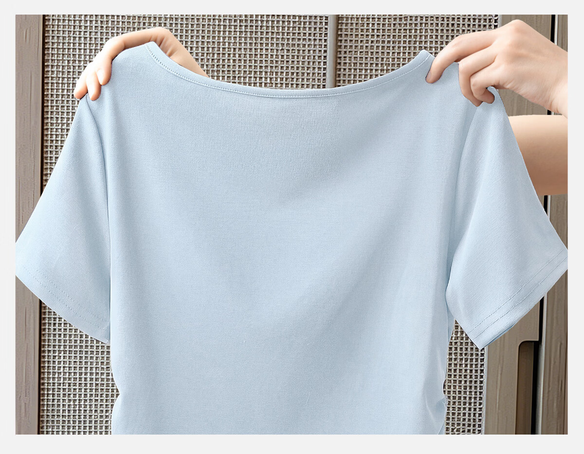 Cypress House Women's Crew Neck Short Sleeve T-Shirt 2026 Summer New Fashion Solid Color Slim Pullover Top 18