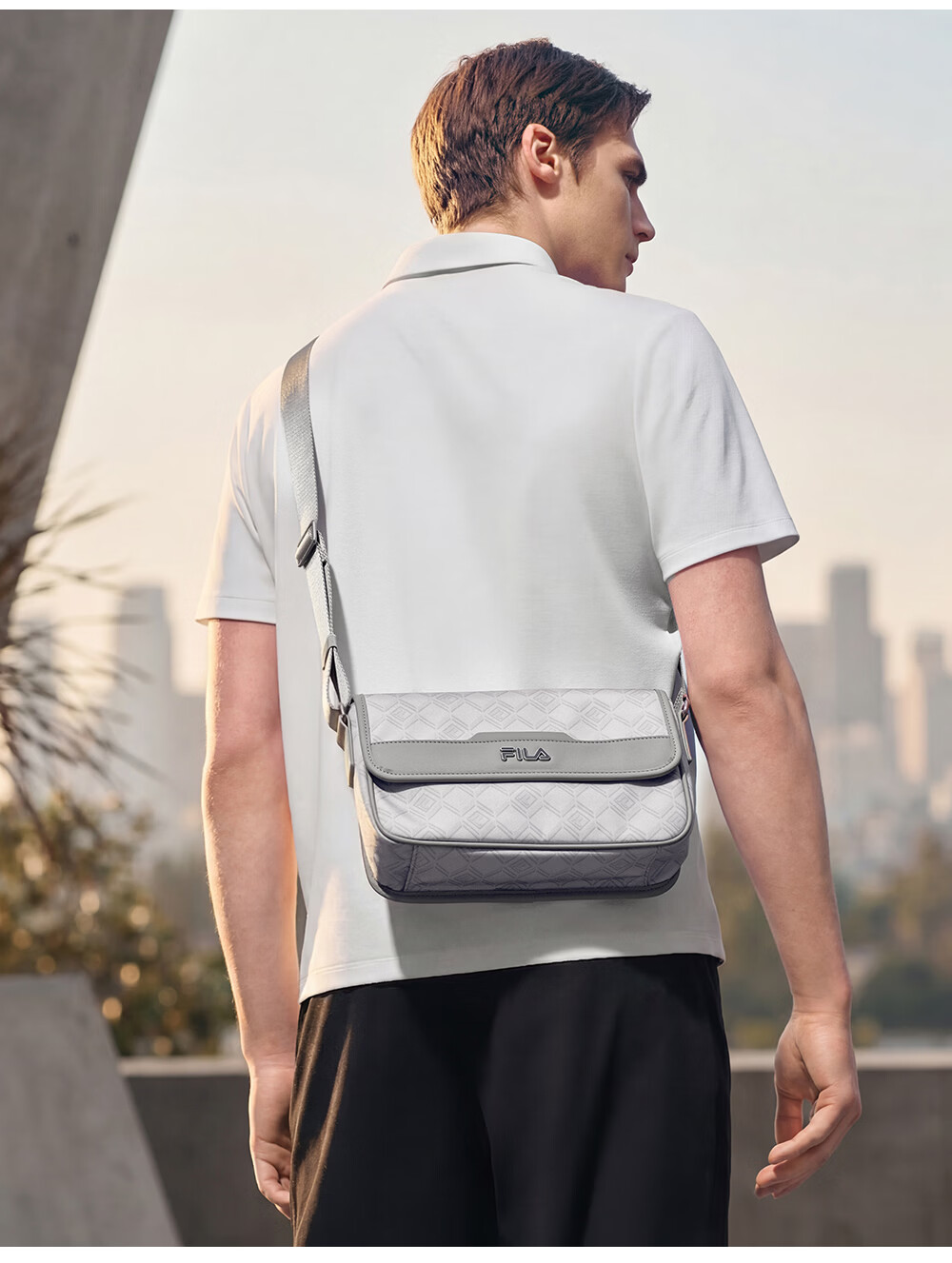 FILA Official Men's Shoulder Bag Crossbody Bag Casual Fashion Summer 2026 Sling Bag 9