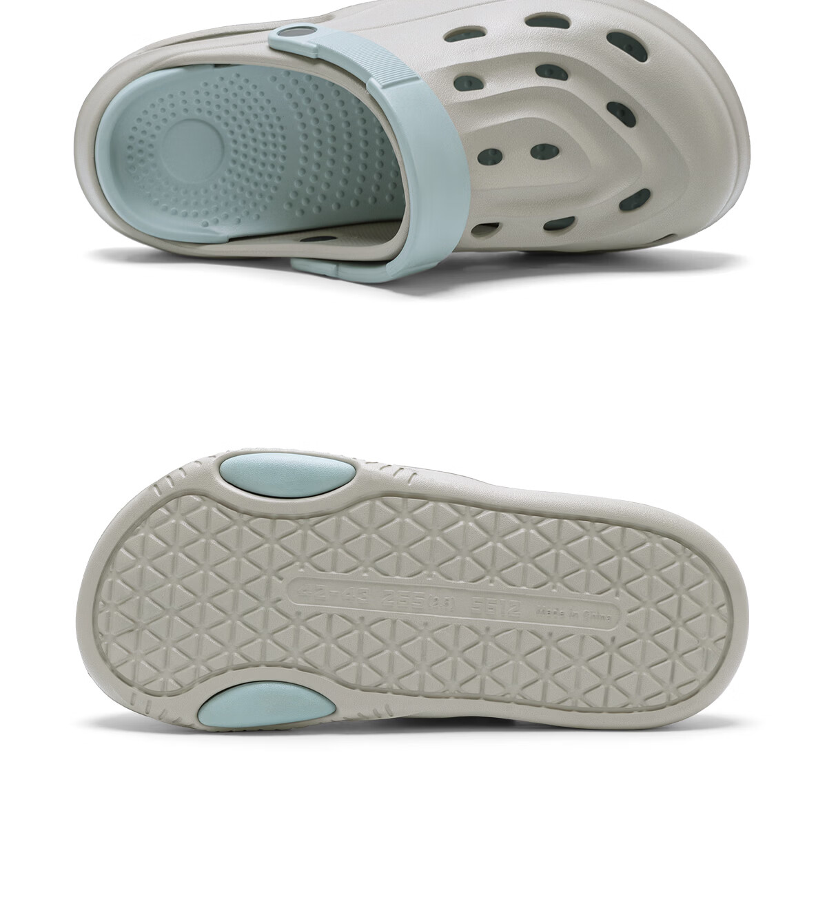 Grace Men's Summer Outdoor Beach Driving Thick-Soled Non-Slip Odor-Resistant Sandals Sandal Slippers for Men 18