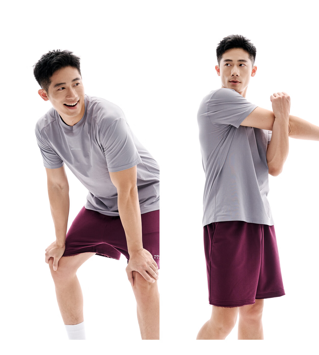 MUSCLE DOG Muscle Dog [Body Sensation Boost T-Shirt] 2026 New Quick-Dry Antibacterial Short Sleeve T-Shirt for Men Sports Training Fitness Top 48