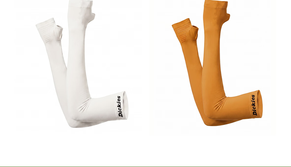 Dickies Sun Protection Ice Sleeves Unisex Lightweight Outdoor Arm Sleeves Cycling UV Protection Ice Silk Sleeve Orange 4