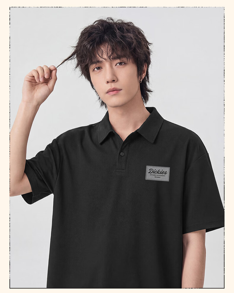 Dickies Cooling Polo Shirt Men Summer New Breathable Quick-Dry Business Casual Short Sleeve Collared Top 6