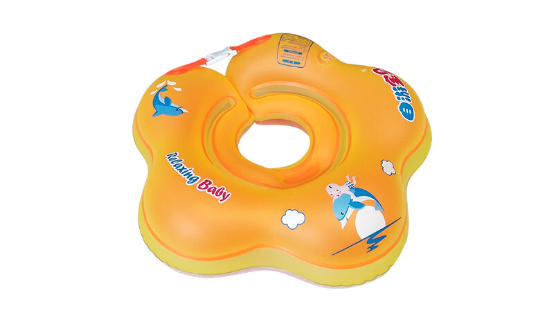 SwimmingBaby Baby Neck Float Inflatable Double Airbag Anti-Tip Swimming Ring Infant Safety Floatation Device 11