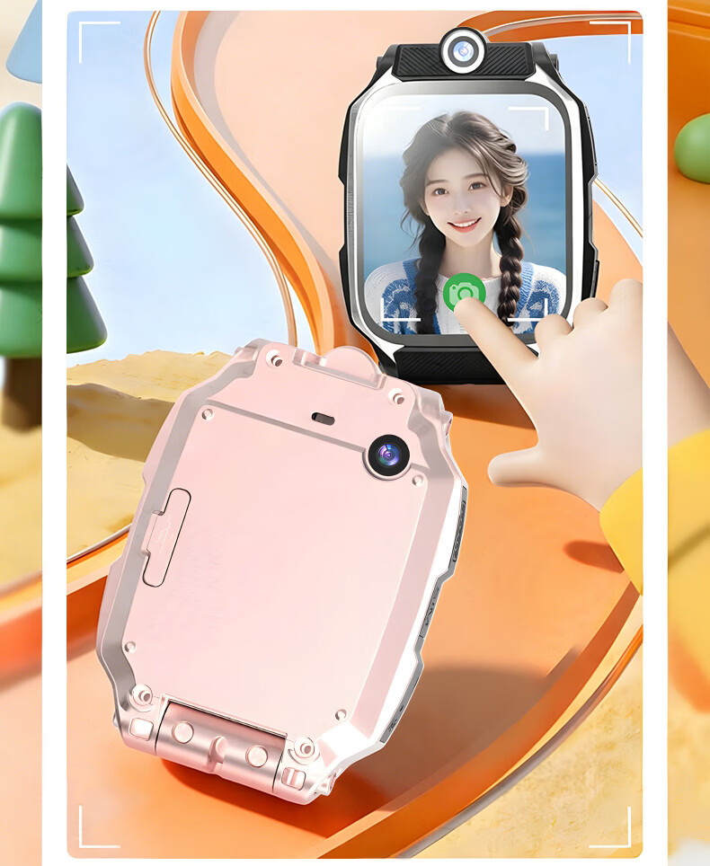 HUCATIER Kids Phone Watch for Children Ages 3-12, Remote Control, Accurate Positioning, 5G Full Network Connectivity 16