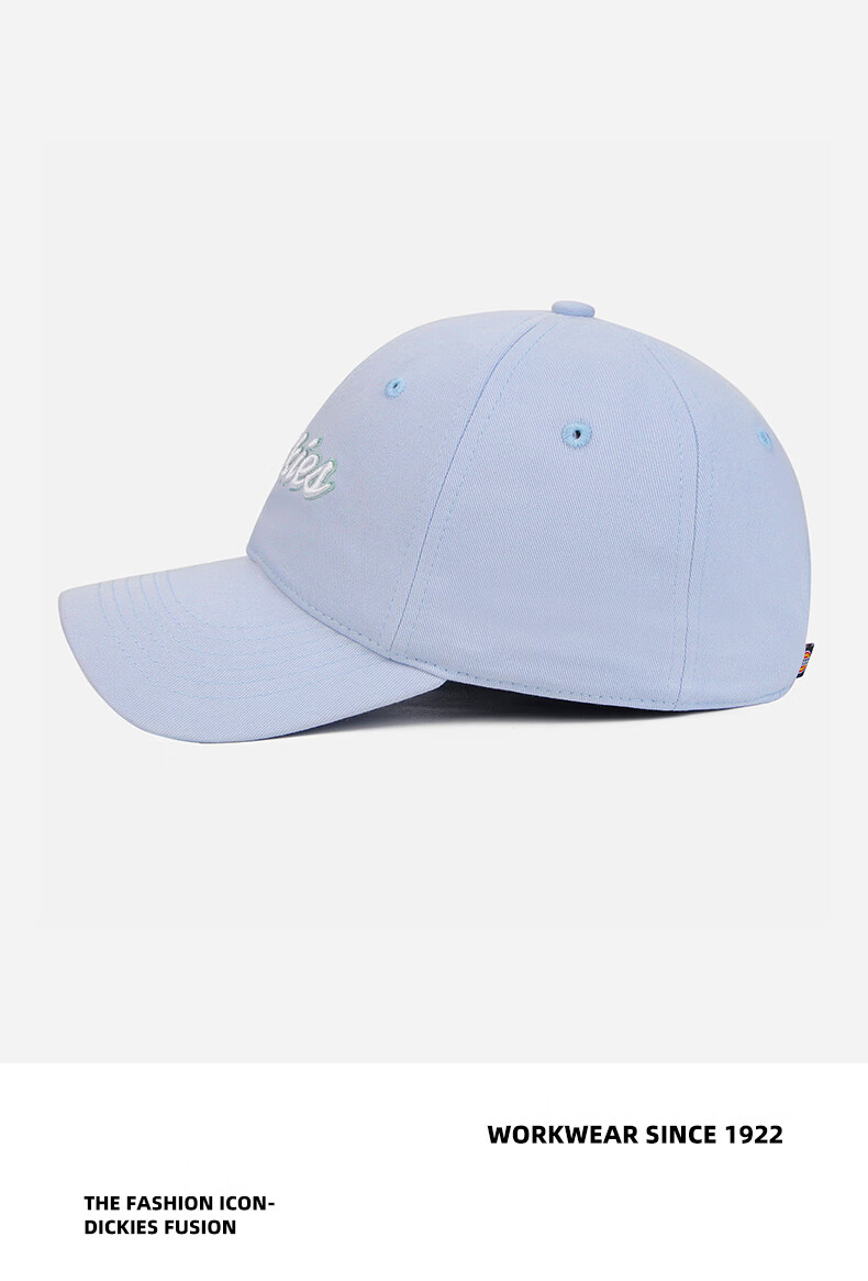 Dickies New Retro Baseball Cap Unisex Soft Top Pure Cotton Duckbill Hat Navy Blue 32