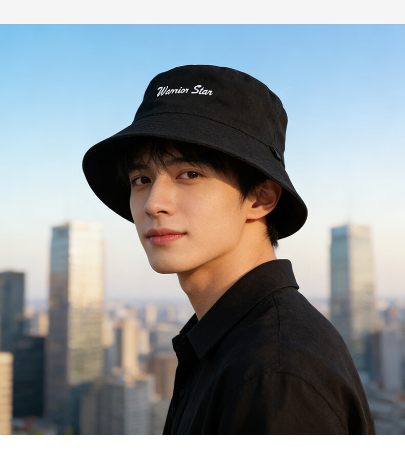 Warrior Double-Sided Fisherman Hat 2026 New Sunshade Hat Unisex Summer Sun Protection Bucket Hat Large Head Size 6