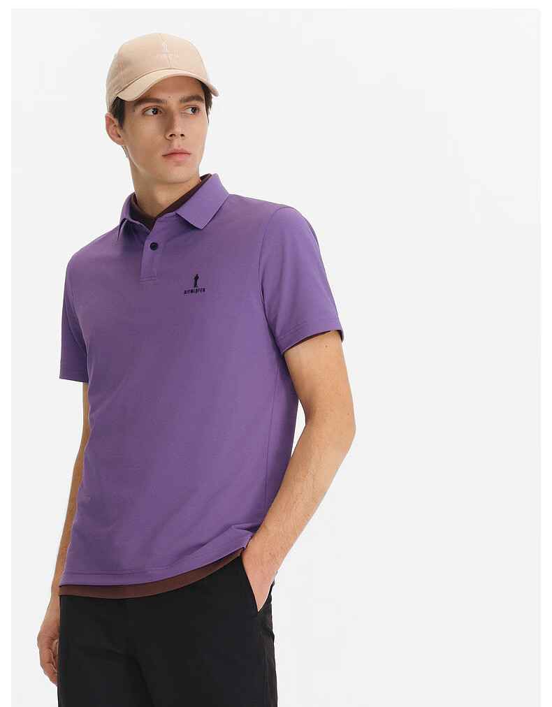 Biyinlefen Golf [Cooling Technology Fabric] 2026 Spring New Men's Sports Casual Stretch Comfortable Skin-friendly Short Sleeve Polo Shirt 9