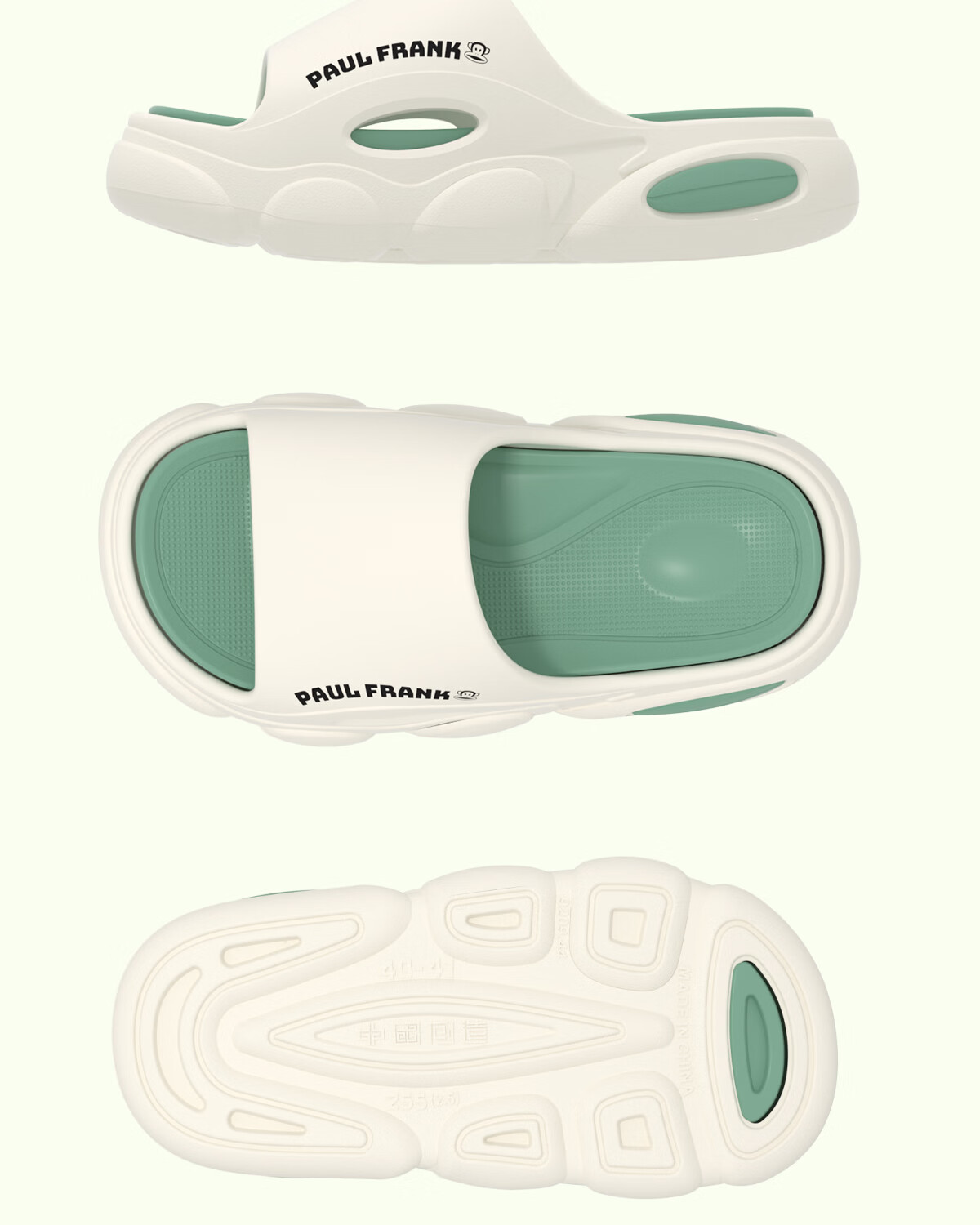 Paul Frank Women's Thick Sole Dad Sneakers Slippers Indoor Home Cool Slippers Animal Crossing White Size 35-36 12