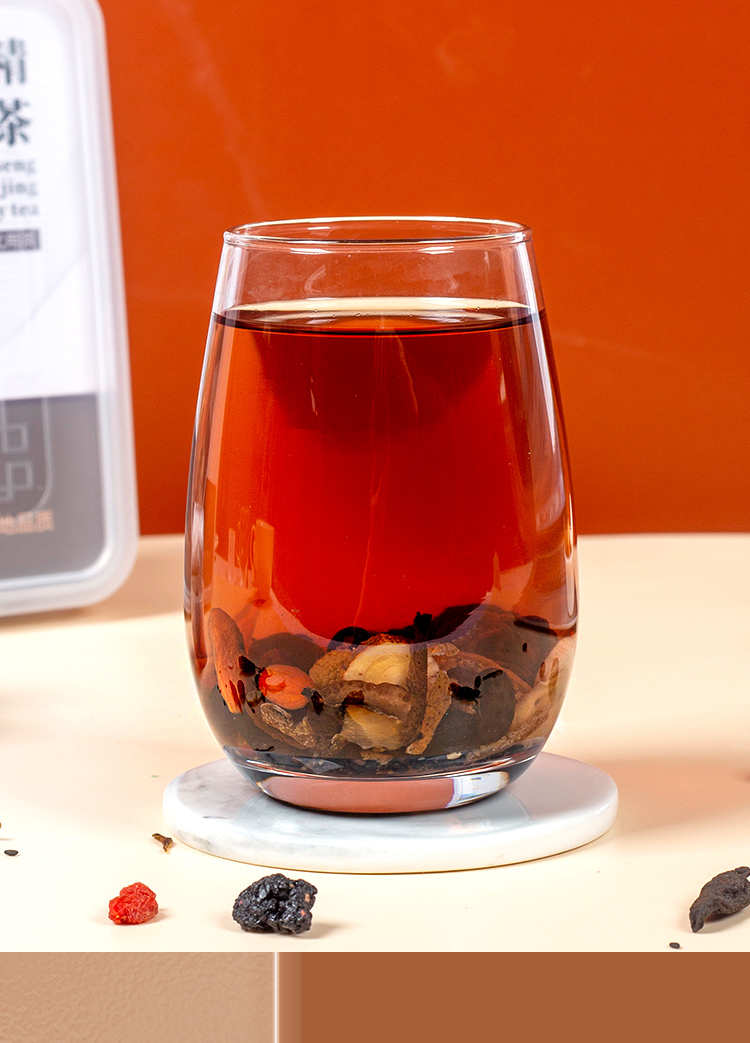 人参五宝茶男人肾精气血枸杞黄精养生茶桑葚补品熬夜覆盆子养补茶 小