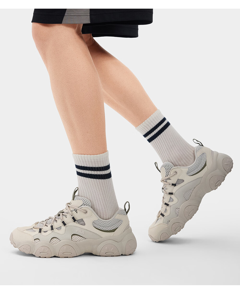 FILA Official Men's FLUID 7 Dad Shoes 2026 Autumn New Cat Claw 7th Generation Casual Sports Shoes 45