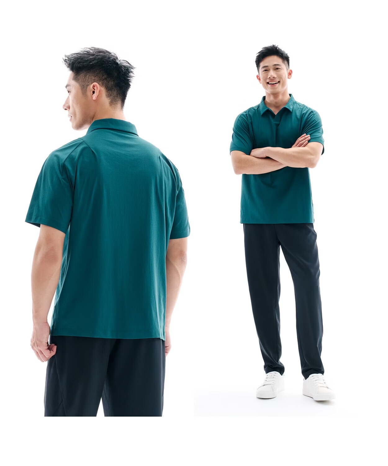 MUSCLE DOG Antibacterial Quick-Dry Sports Polo Shirt Men's 2026 New Tennis Training Fitness Top 45