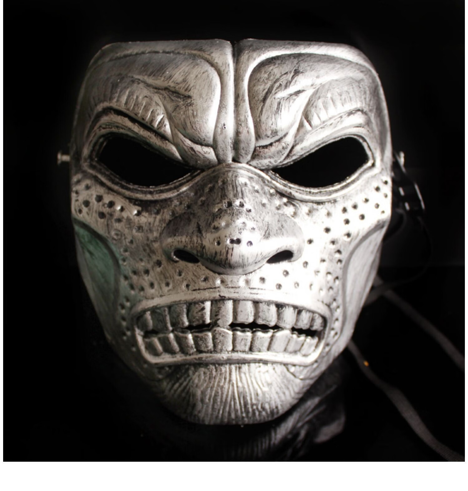 岙筱60新品万圣节成人面具恐怖v字仇杀电锯惊魂派对聚会班诺小丑