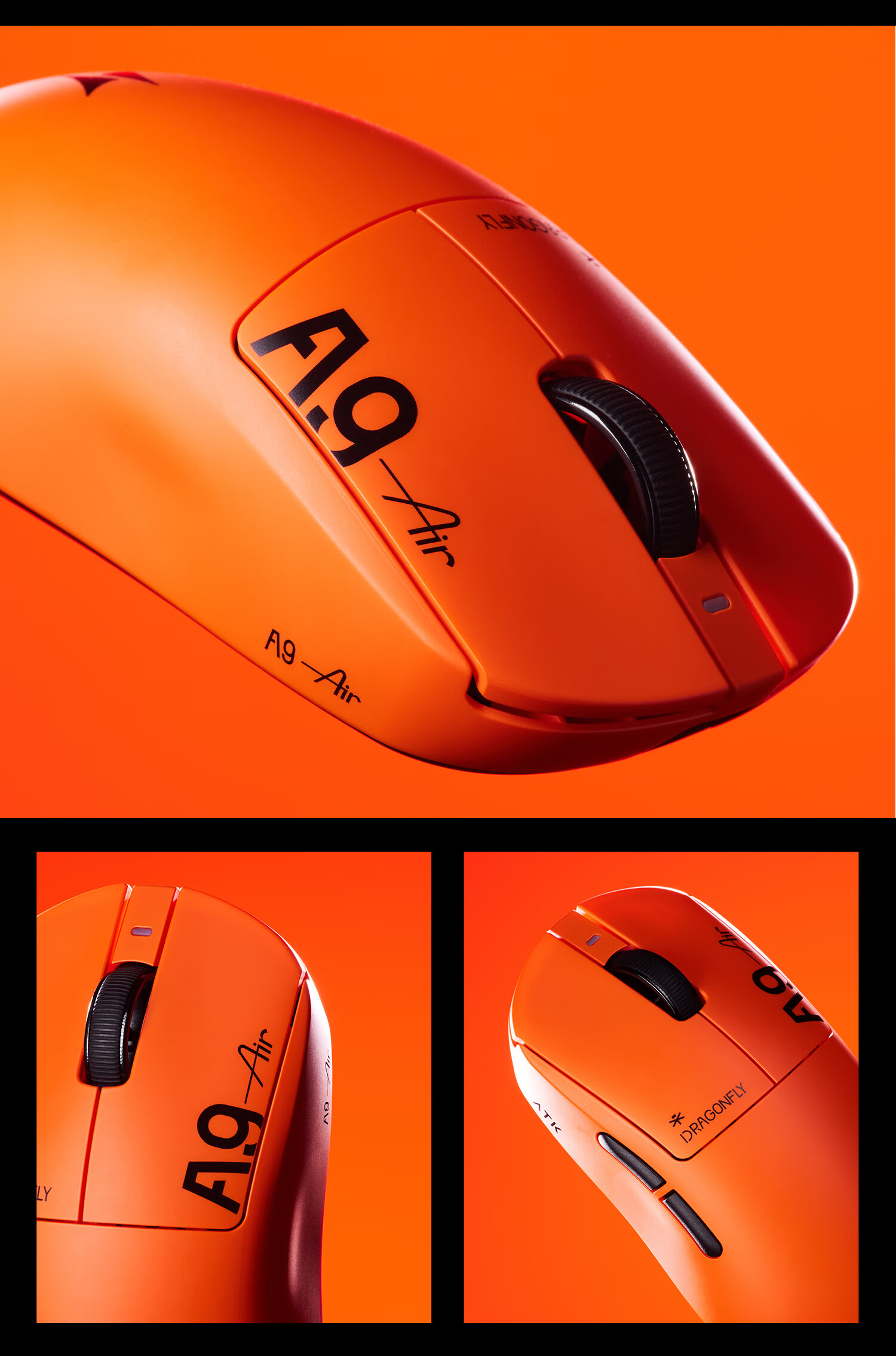 ATK Dragonfly A9MINI Wireless Gaming and Office Mouse Wired Dual-Mode Lightweight Symmetric Minimalist Ergonomic A9MINI Master Edition + Cloud Pink 3955 23