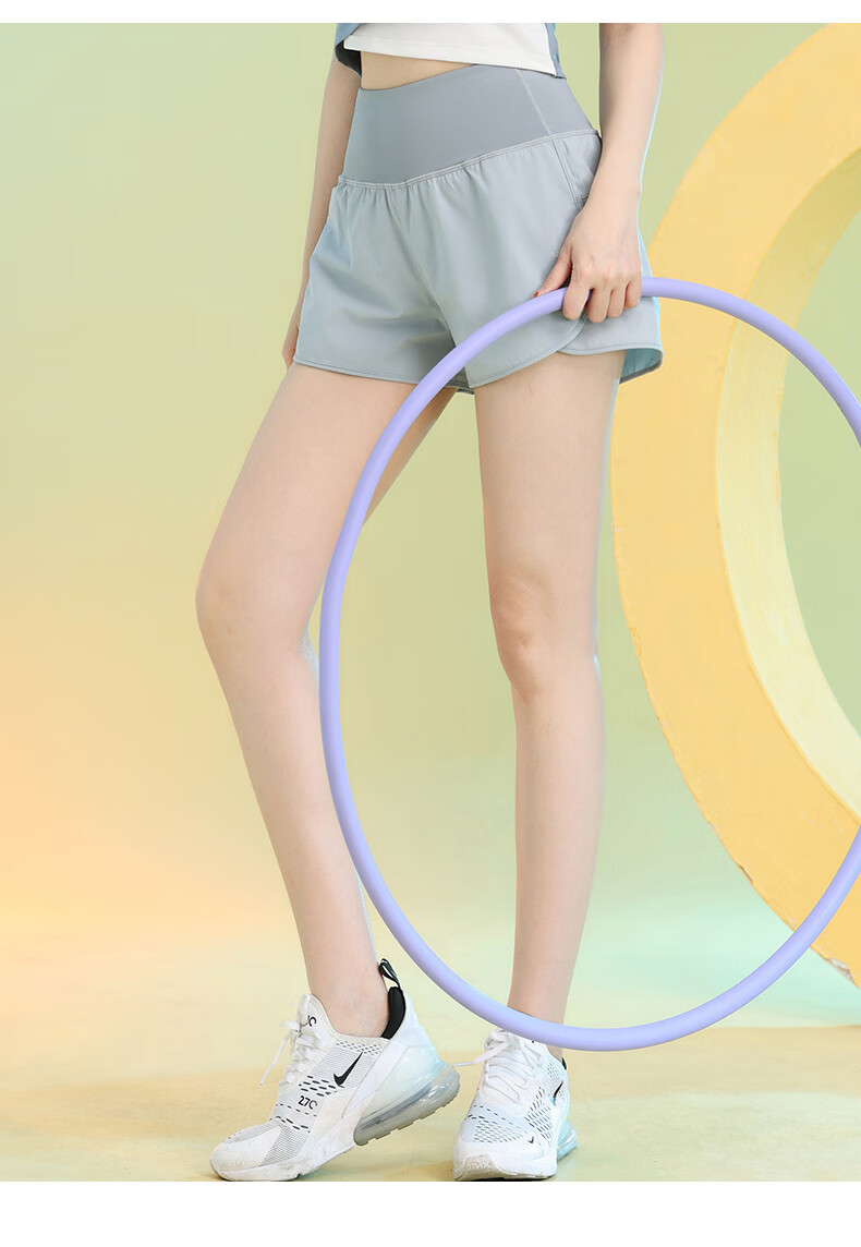 Baisirun Summer Sports Running Shorts for Women with Back Pocket for Phone Quick-Dry Training Straight Fitness Yoga Pants 13