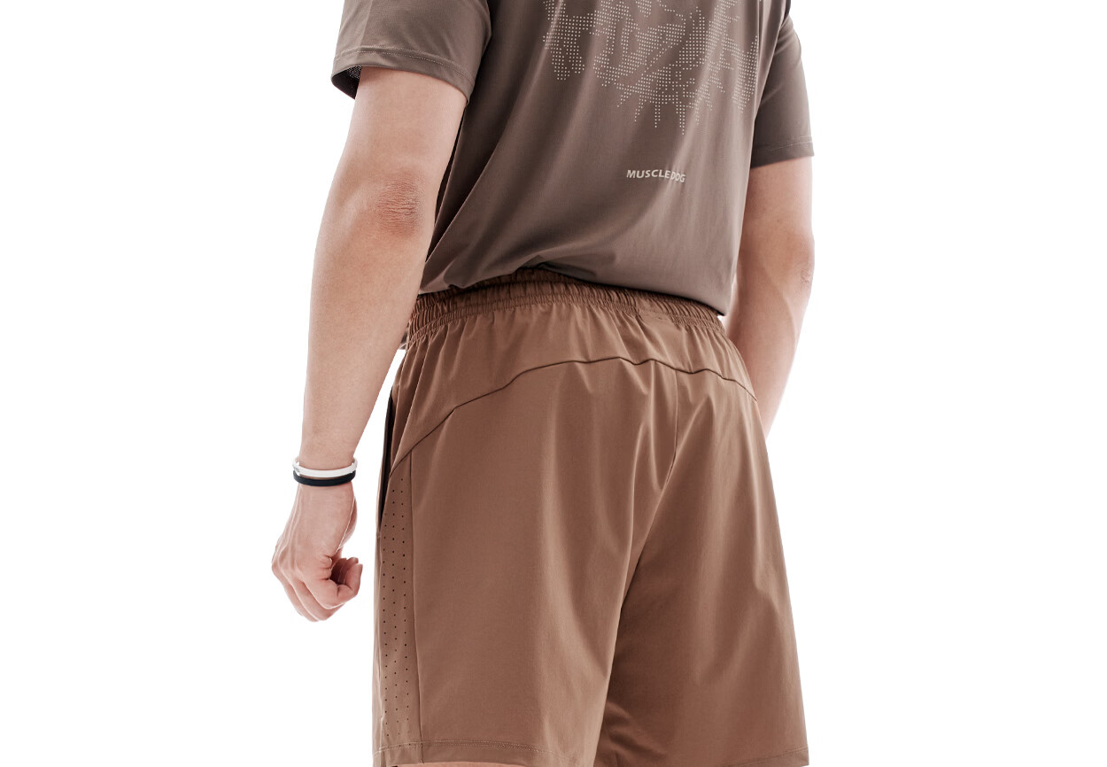 MUSCLE DOG Small Whale Cooling Sports Shorts for Men 2026 New High Elastic Breathable Running Fitness Shorts 51