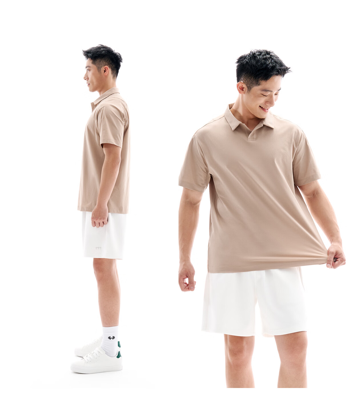 MUSCLE DOG Antibacterial Quick-Dry Sports Polo Shirt Men's 2026 New Tennis Training Fitness Top 42