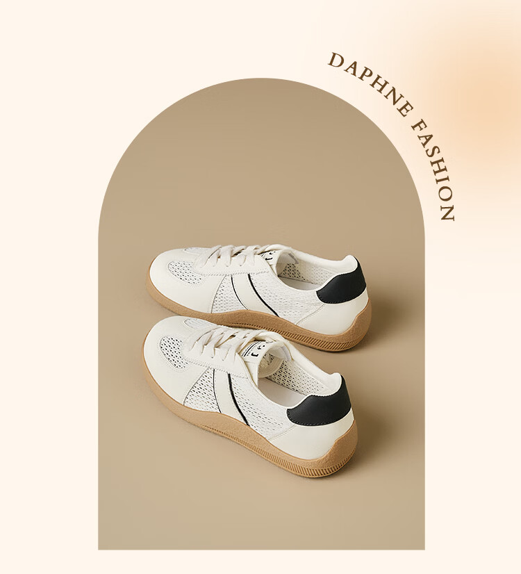 Zhuoshini Women's Mesh Training Shoes Breathable Lightweight 2026 Spring Summer New Casual Sneakers Sports Shoes White Off-White Size 40 8