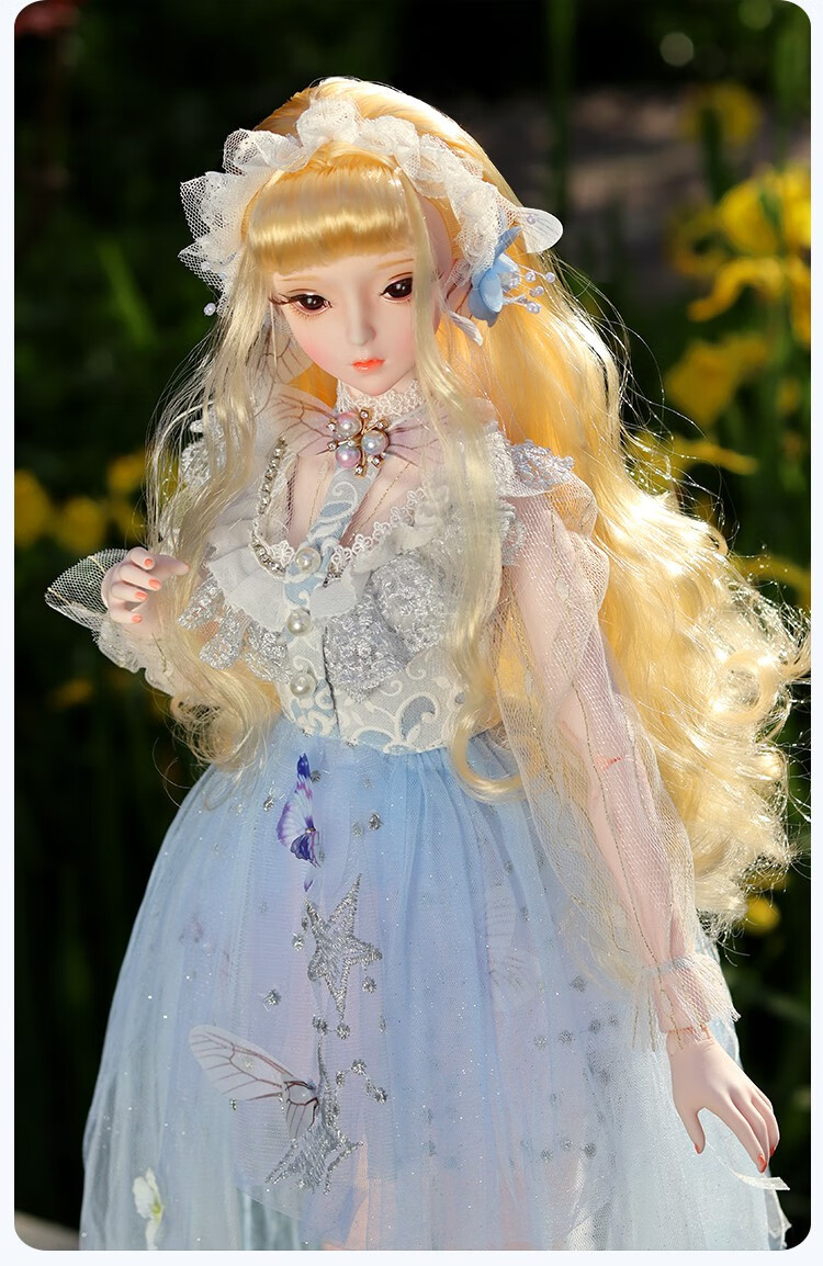 德必胜古风公主彤乐芭比洋娃娃60厘米中国风仿真bjd女孩玩具 艾琳娜