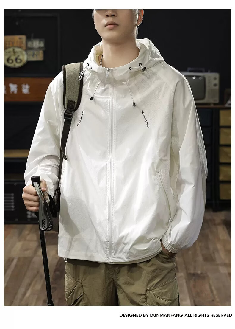 ROMON Outdoor Cooling Breathable Sunscreen Jacket Men 2026 New Summer UV Protection Thin Coat Trendy 11