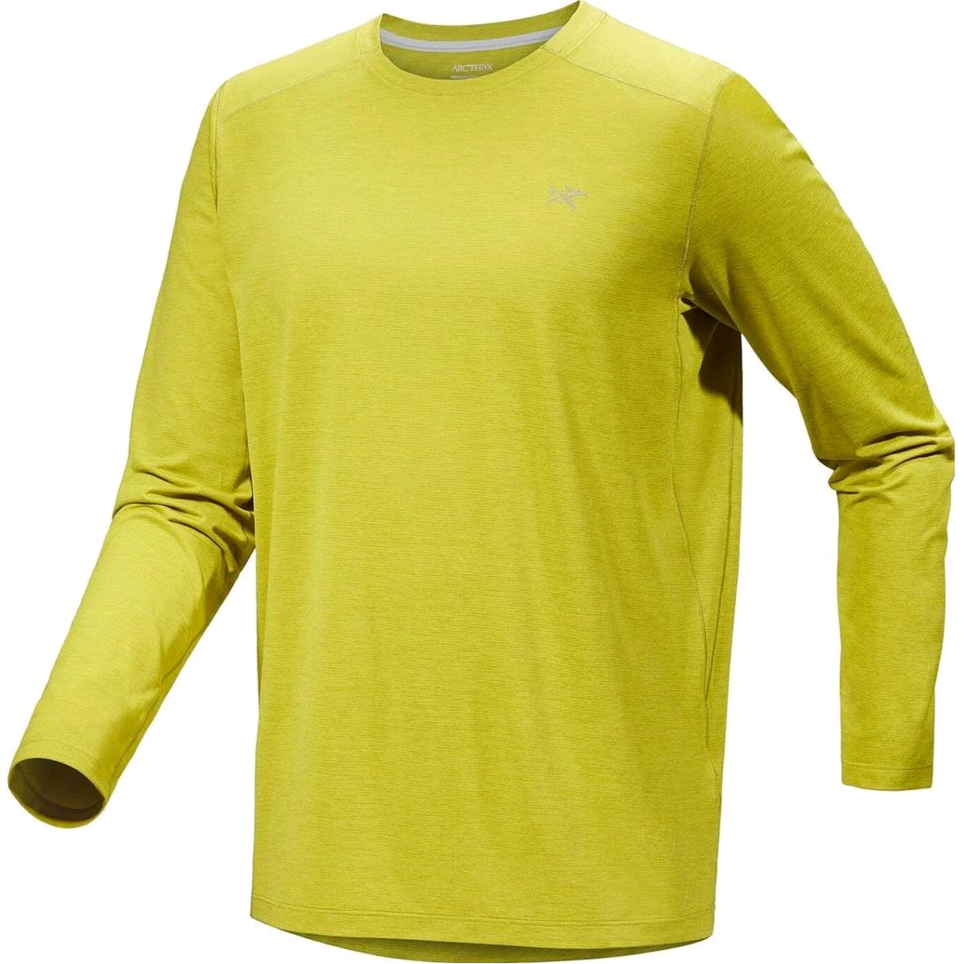 ARC'TERYX CORMAC CREW Comfortable Men's Quick-Dry Long Sleeve Crew Neck T-Shirt Luminous Green XL 4