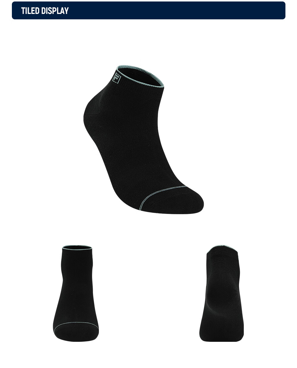FILA Official Men's New Low-Cut Socks Casual Sports Comfortable Antibacterial Short Socks 5