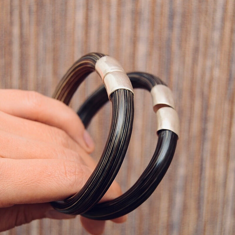 顶妃原创设计金丝藤西藏鸡血藤手镯植物手环手工男女时尚情侣款网体重