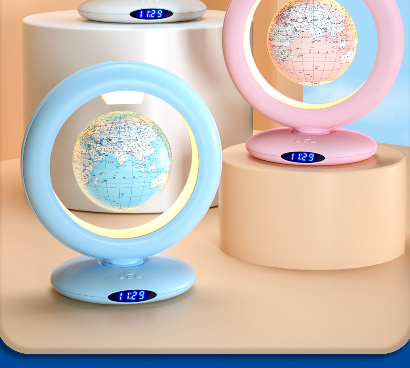 Blue Earth Bean Bag AI Magnetic Levitation Globe Smart Toy for Boys and Girls Ages 7-14 Birthday Children's Day Gift 29