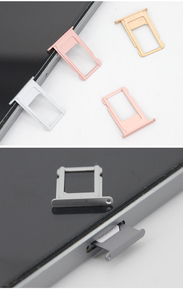 苹果手机卡槽iphonex/xs/xsmax/xr双卡适用于金属卡托sim电话卡套