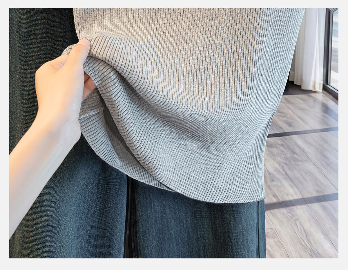 Cypress Slim Fit Knitted Sweater Women 2026 Summer New Fashion Polo Embroidered Round Neck Short Sleeve Pullover T-Shirt 10