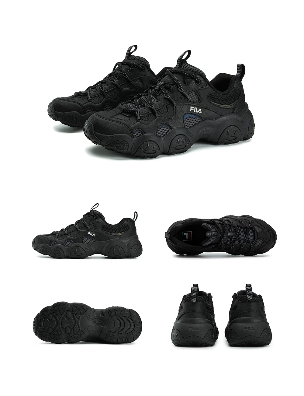 FILA Official Men's FLUID 7 Dad Shoes 2026 Autumn New Cat Claw 7th Generation Casual Sports Shoes 50