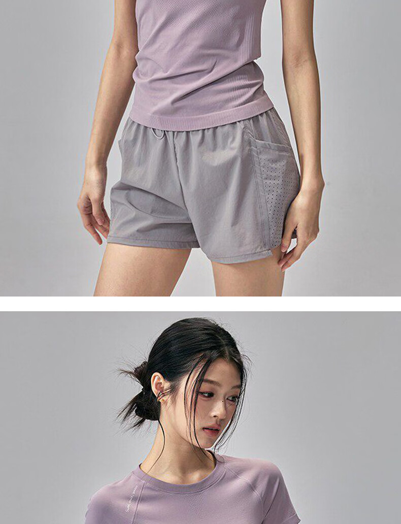 Women's Slim Fit Quick-Dry Short Sleeve Yoga T-Shirt for Pilates Training Running Fitness 11