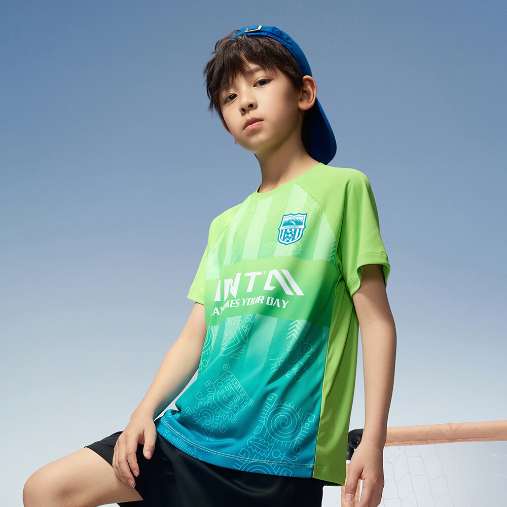 Anta Kids Boys Football Match Set 2026 Summer Breathable Youth Jersey Short Sleeve Shorts A52622203 28