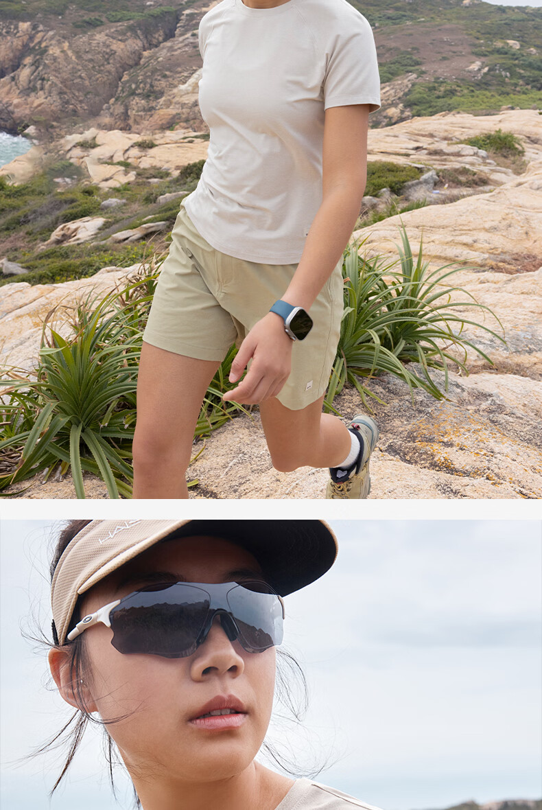 BEIN SPACE Summer Outdoor Lightweight Sports Hiking Moisture-Wicking Quick-Dry Soft Women's Short Sleeve T-Shirt J017 Mist White L 10