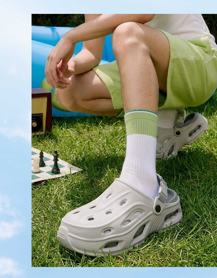 Jingzhenlianggong Breathable Sandals Senma Summer Non-slip Durable Thick-soled Beach Slippers Mint Green Size 42-43 13