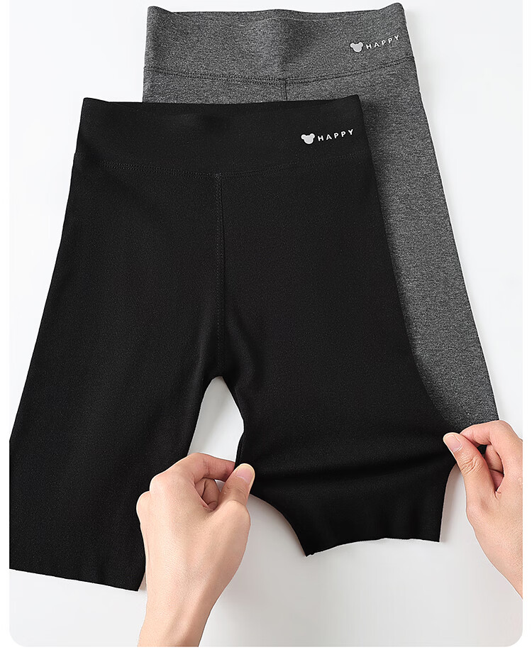 Bingxue Cotton Children's Shark Shorts Girls Summer Five-Point Safety Pants Cotton High-Waist Yoga Shorts Sports Leggings 10