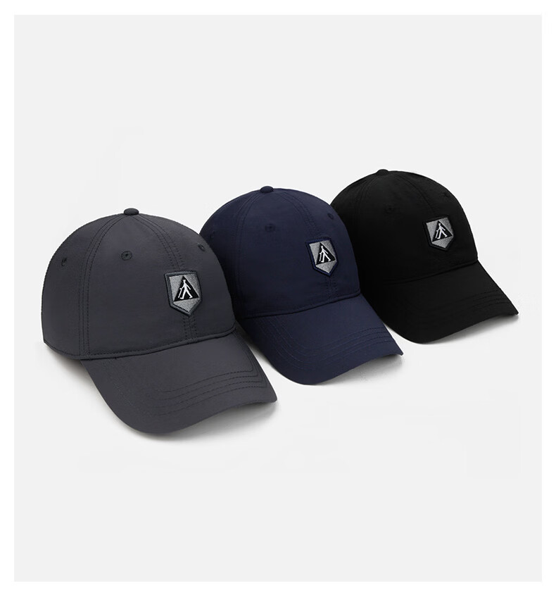 Zulijian Men's Baseball Cap Sun Protection Hat Women's Duckbill Cap Sports Outdoor Travel Sun Hat Black 5
